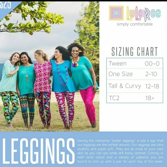 *NWOT* LulaRoe Mommy & Me American Leggings - Picture 5 of 6